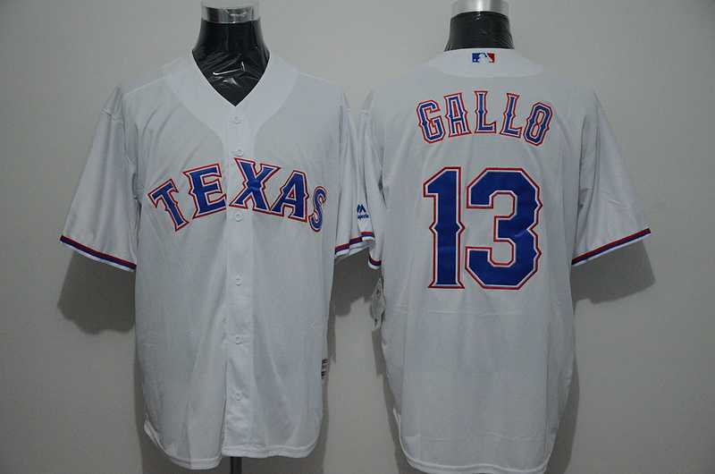 Texas Rangers #13 Joey Gallo White New Cool Base Stitched Baseball Jersey,We sell and wholesale Texas Rangers #13 Joey Gallo White New Cool Base Stitched Baseball Jersey on line form chian!